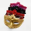 10st Lace Mardi Gras Masquerade Mask for Carnival Prom Venetian Half Retro Costume Fancy Dress Party Supplies HKD230810