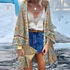 Chaquetas de mujer Abrigo con estampado de moda Blusas Chaqueta de playa de verano Mujer Casaco Casual Damas Harajuku Cardigan Y2K Top Mujer Ropa Jaquetas