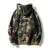 Mens Hoodies Sweatshirts Aolamegs Men Army Green Camouflage Hood Camo Fleece Pullover Fashion Hip Hop Streetwear Casual Hoodie Autumn Winter 230810