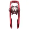 Rock Protection 4 Pcs Pulley Rope Tree Climbing Climber Arborist Fixed Red HKD230811