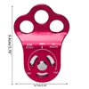 Rock Protection Fixed Side Single Climbing Pulley Equipments for Hiking Bonfire Camping Trip HKD230810