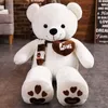 Poupées en peluche de haute qualité 4 couleurs ours en peluche avec écharpe animaux en peluche ours en peluche jouets poupée oreiller enfants amoureux anniversaire bébé cadeau 230809