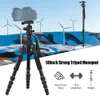 Stativ Zomei Camera Tative Travel Portable Camera TripoD för DSLR Professional Camera Tripod Q100 Q111 Q555 Q666 230809