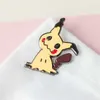 Pins Brooches Mimetic Elf Ghost Hard Enamel Pin Kawaii Mimikyus Brooch Cartoon Anime Games Fan Collect Badge HKD230807