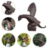 Decorative Objects Figurines Creative Garden Water Fountain Water Spray Dragon Statue Resin Waterscape Sculpture Outdoor Pool Pond Decoration Fountain 230809