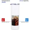 USA CA Warehouse 20oz Blank Mugs Tumbler Heat Press Sublimation Printing 25 Case for Wholesale 4.23