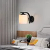 Wall Lamps E27 LED Base Lamp Single And Double Head Retro Bedside Reading El Bedroom Corridor Light Modern