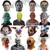 Michael Myers Horror Mask Halloween Party Scary Zombie Clown Head Cover Cosplay Full Head Latex Masken Halloween Party Requisiten HKD230810