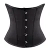 Kvinnors shapers 25 cm korta bågar underbust korsett toppar kvinnor gotiska reducerande bälten bustiers 8 stål ben gorset midja tränare sylt