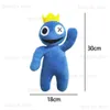 Nya 25 cm Garten av plysch Toy Cartoon Game Character Doll Kawaii Blue Monster Soft Stuffed Animal Toys T230810