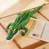 Animais de pelúcia enchidos 70/90cm animal de pelúcia da vida real jacaré brinquedo de pelúcia simulação bonecas de crocodilo ceative para presentes das crianças