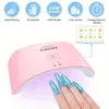 Gorgeous Nail Art at Home: 10 Glitter Colors Poly Gel Nail Kit with UV Lamp, Slip Solution, and Rhinestones - Perfect Christmas Gift for Beginners!