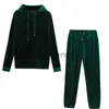 Мужские спортивные костюмы мужчины Velvet Velor Hip Hop Gym Sports Homewear Stecuits Sets Sweet -Suits J230810