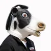 Partij Maskers Latex Koe Masker Dierenkop Masker Feest Aankleden Kostuum voor Volwassenen Maskerade Halloween Kerst Vakantie Festival Geschenken 230809