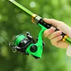 Rod Reel Combo Sougayilang Fishing 1 8 3 3 M 6 8 Avsnitt Glasfiber EVA -handtag och 5 2 1 växelförhållande Spinning Pesca 230809