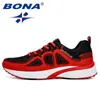 Платье обуви Bona Sneakers Men Shouse Sport Mesh Trainers Light The Wordseme Femme кроссовки для спортивных туфлей.