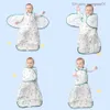 Pajamas Baby sleeping bag wearable blanket newborn swallow packaging bag high gloss bamboo cotton spring 1 Tog sleeping bag replaceable diaper 0-24M Z230811