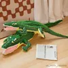 Fyllda plyschdjur 70/90 cm fyllda djurens verkliga alligator Plush Toy Simulation Crocodile Dolls Ceative for Children Gifts