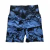 Kvinnors shorts marmor scruch rumpa cyklist shorts hög midja yoga shorts träning gym shorts tjockt tyg squatesproof byte kort för kvinnor 230810