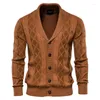 Maglioni da uomo Autunno Inverno Maglione caldo Moda Pullover in cotone puro colore Maglieria maschile Abbigliamento