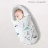 Pajamas Baby sleeping bag super soft warm blanket pure cotton coconut baby clothing baby packaging Swaddle 0-6M Z230811