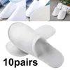 Bath Accessory Set Disposable Type El Slippers Easy To Carry Guest Home White Comfortable Daily Kit Leisure Places Lightweight