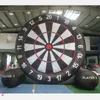 wholesale outdoor activities sport games 4m 13ft inflatable soccer foot dart board pvc material single side inflatables shoot ball boards game