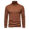 Maglioni da uomo Maglione dolcevita viola da uomo Autunno Inverno Manica lunga Caldo Casual Basic Top Slim Fit Pullover caldi Canottiera Uomo 12 colori 230810