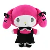 25cm plush toys Cartoon Lolita princess skirt plush doll Kuromi girl heart cute Imp doll