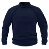 Heren Hoodies Sweatshirts Heren Tactische Polar Fleece Jassen Outdoor Winddicht Warme Ritsen aan de zijkant Pullover Jas Thermisch Wandelen Militaire Sweater Top 230809