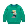 Hoodies Sweatshirts Çocuklar Sonbahar Bear Sweatershirts Erkek Kızlar Pamuk Uzun Kollu Çocuklar İçin Giyim 230809