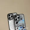 Cell Phone Cases Transparent black frame Oreo series suitable for iPhone 13Promax Apple 12Pro phone case 14 anti drop 11 J230810