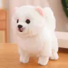 Animali di peluche ripieni Simpatico cane di peluche di alta qualità Giocattoli di vita reale Animali di peluche Cucciolo morbido Bambola per animali Bambini Ragazze per bambini Regalo adorabile