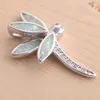 Dangle Earrings JLP944 Clever Elegant Dragonfly Opal Round Ear Stud Ms. Jewelry Gift