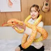 Fyllda plyschdjur 200/300 cm lång fylld djur plysch Snake Giant Python skämt docka livlig långa boa knepiga spel leksaker pojkar gåva