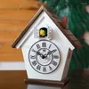 Wall Clocks Wood Cuckoo Clock Mechanism Bird Living Room Pendulum Bell Garden Modern Bedroom Decor Gift Bathroom Scenic 50