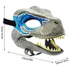 Maschere per feste Halloween Drago Dinosauro Maschera Bocca aperta Lattice Horror Dinosauro Copricapo Dino Maschera Costume cosplay per feste Maschera spaventata 230809