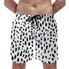 Men's Shorts Dalmatian Dog Print Board Summer Cute Spots Dots Surfing Beach Quick Drying Vintage Graphic Plus Size Trunks