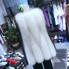 Women's Fur Casual Vest Faux 2023 Arrival Winter Sleeveless Vests Fashion Short Waistcoat Lady Coat White Femme Q467