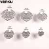 Labret Lip Piercing Jewelry Vanku 2PCS Fashion Hypoallergenic Stainless Steel Hollow Saddle Ear Tunnel Plugs Expander Stretchers Body 230809