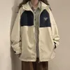 Womens Jackets Oversized y2k Sports Techwear Navy Green Varsity Jacket Japanese With Hooed Baseball Bomber Streetwear fall 230810