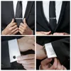Cuff Links 4 Sets Cufflinks For Mens Tie Clips Set With Box Wedding Guests Gifts Man Shirt Cufflink Pisa Ties Luxury Men's Gift 230809