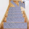 Carpets 1PC Home Stair Carpet Mat Variety Pattern Protector Rug Self-adhesive Stepping Non-slip Water Absorption Soft