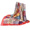 Scarves Boho Silk Feeling Printed Bandanas Bandana Women Scarf Headband