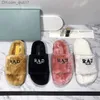 Slippers Woman designer shoe fur slipper rainbow leather Suitable for hotel indoor and other leisure activities a fashionable and luxurious Z230810
