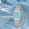 Montres-bracelets PAGANI DESIGN Top Luxe Quartz Femme 22MM Montre Mode Acier Inoxydable Saphir Étanche Chronographe Reloj Mujer 230809