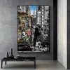 Peintures Banksy Graffiti Art Toile Peinture Abstraite Animaux et Figures Affiches Impressions Rue Mur Photo Décor À La Maison Cuadros 230809