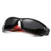 Sunglasses Men Polarized Pilot Red Wrap Occhiali Da Sole Uomo Sports Sun Glasses Gozluk Zonnebril Heren