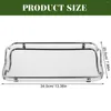 Plates Plate Serving Trays Entertaining Stainless Steel Lunch Cafeteria Dinner Handles