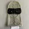 7C78 Beanie/Skull Caps 14 Color Designer Autumn Windbreak Beanies Två linsglasögon Goggles Hat CP Män Stickade Hattar Face Mask Skull Caps Outdoor Casual Sports